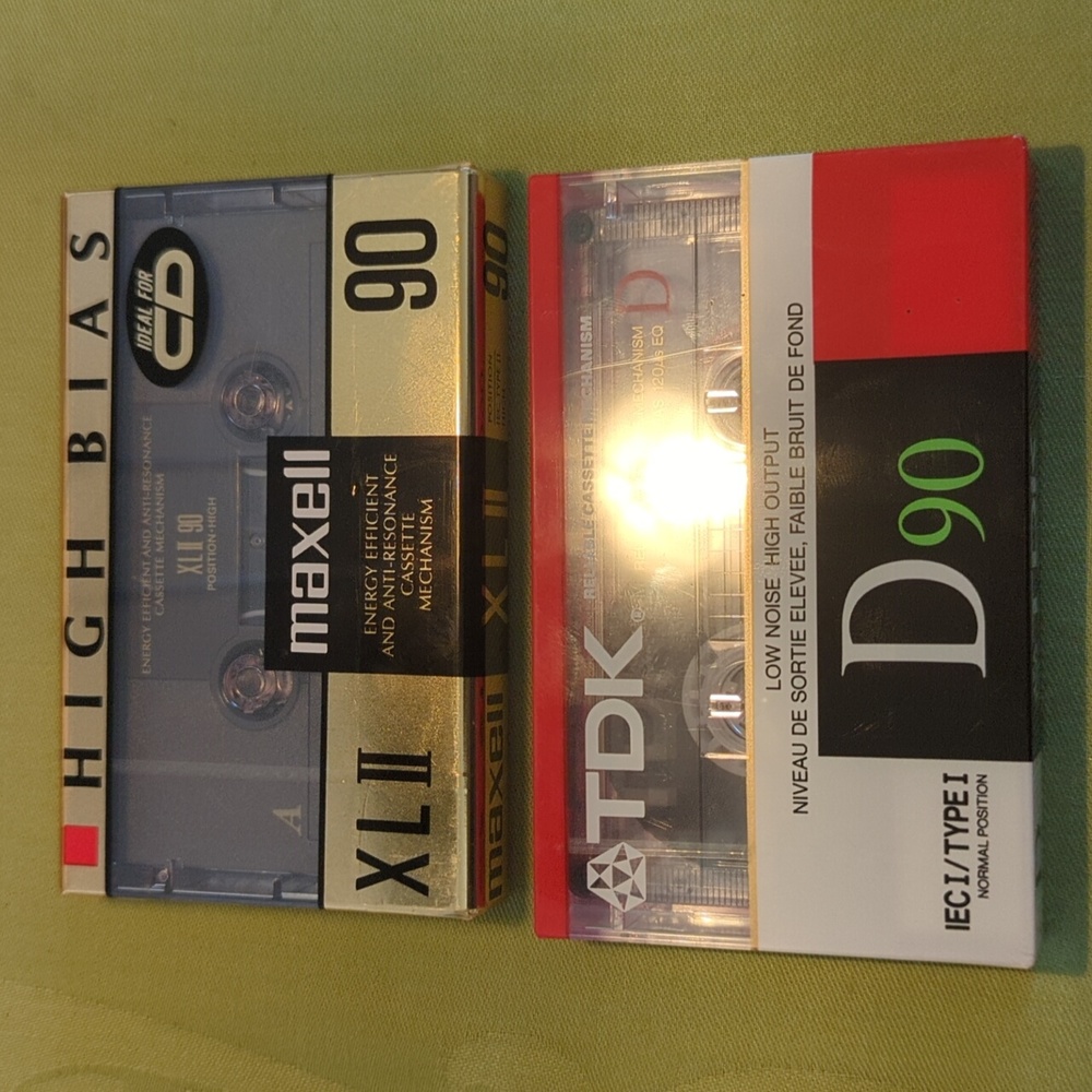 Blank Cassette Tapes - Sealed